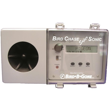 Bird-B-Gone Bird Chase Super Sonic Sound Deterrent MMIB50